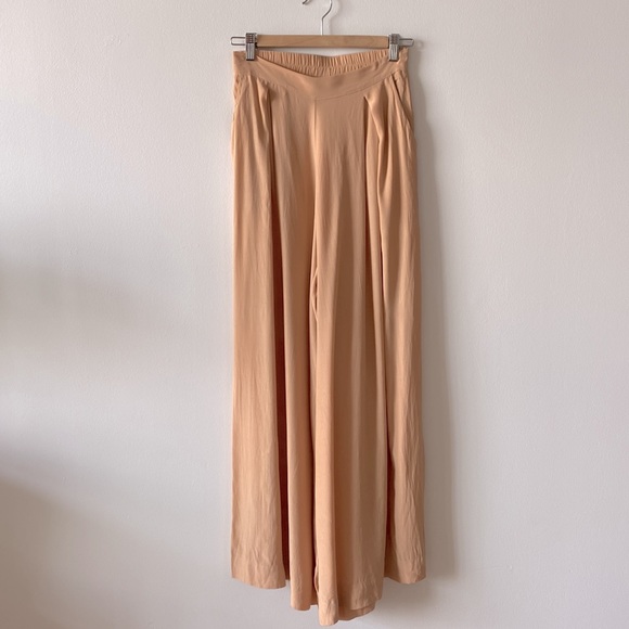 SWF Wide Leg Pants in Recharge Small (light creamy orange tan) - Picture 5 of 10
